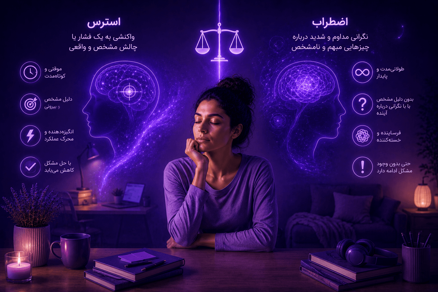 تفاوت استرس و اضطراب چیست؟